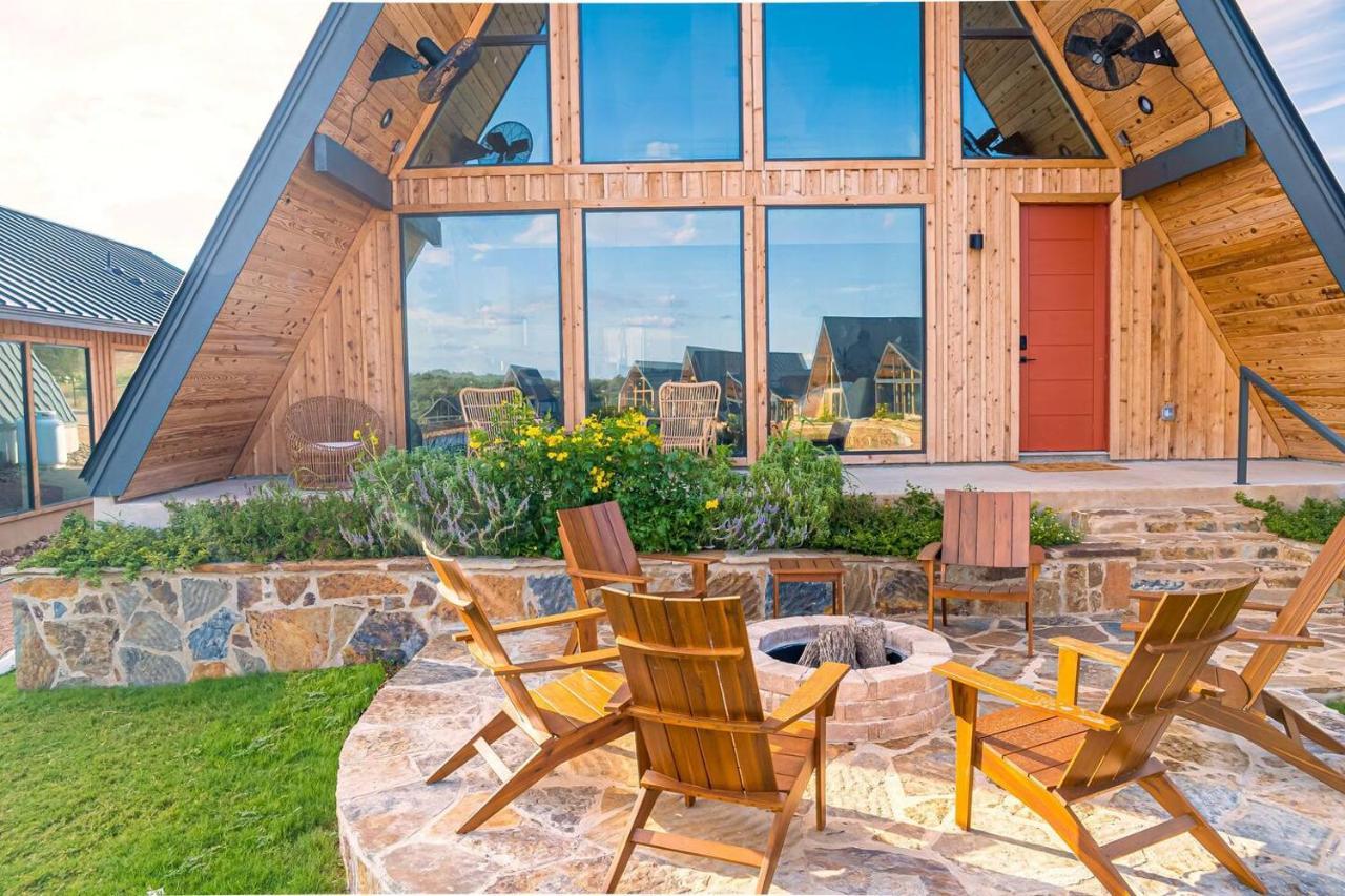 Gruene Daze Chalet - Stylish Aframe - Escape The Ordinary نيو بروانفيلز المظهر الخارجي الصورة