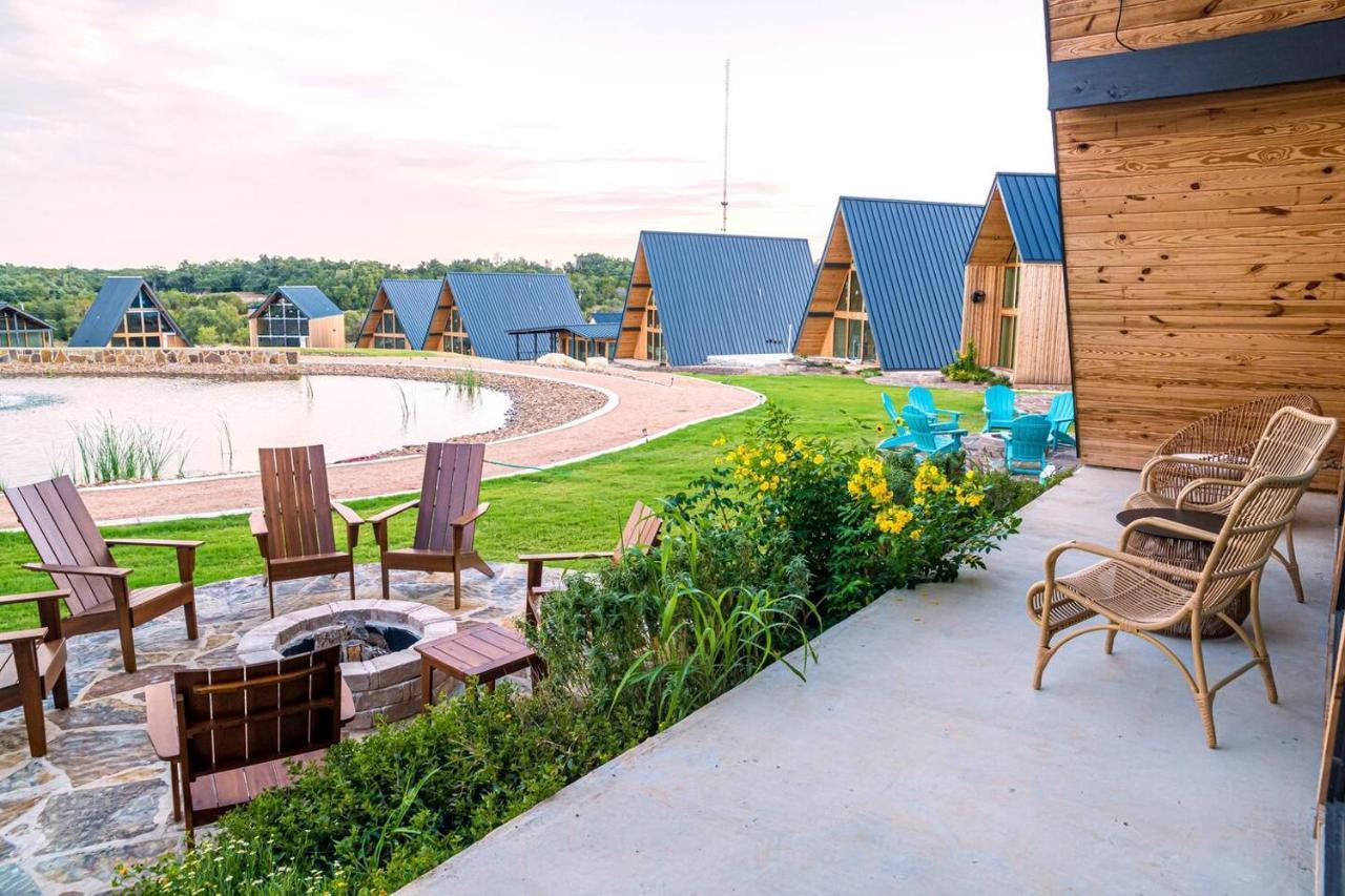 Gruene Daze Chalet - Stylish Aframe - Escape The Ordinary نيو بروانفيلز المظهر الخارجي الصورة